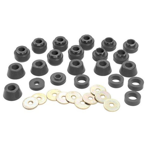 Energy Suspension, 1" Poly Body Lift, Black, for 07-18 Jeep Wrangler JK 2 Door