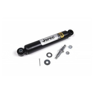 JKS Manufacturing, JSPEC Steering Stabilizer, for 84-06 Jeep Wrangler TJ, Cherokee XJ, Comanche MJ, and Grand Cherokee ZJ JKS Manufacturing, JSPEC Steering Stabilizer, for 84-06 Jeep Wrangler TJ, Cherokee XJ, Comanche MJ, and Grand Cherokee ZJ