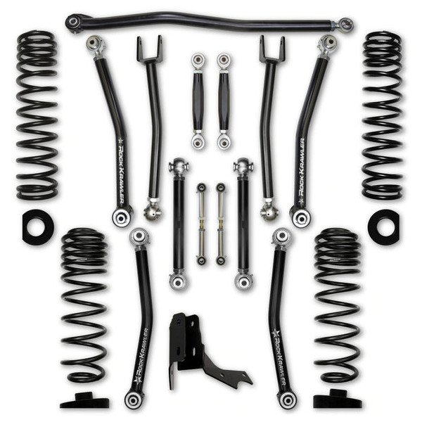Rock Krawler, 3.0in X Factor No Limits Suspension System, without Shocks for 20-21 Jeep Gladiator JT