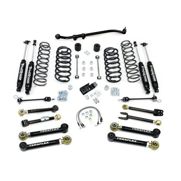 Teraflex, 4" Premium Suspension System with Shocks, for 97-06 Jeep Wrangler TJ & Unlimited