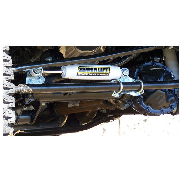 High Clearance Single Hydraulic Steering Stabilizer Kit High Clearance Single Hydraulic Steering Stabilizer Kit