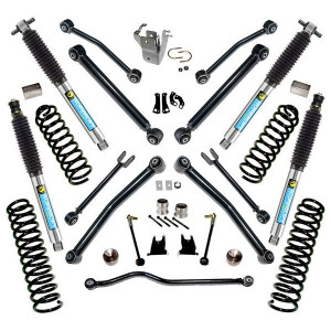 Superlift, 4" Lift Kit with Bilstein Shocks & Reflex Control Arms, for 07-18 Jeep Wrangler JK 2 Door