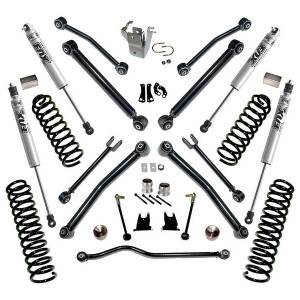 Superlift, 4" Lift Kit with Fox Shocks & Reflex Control Arms, for 07-18 Jeep Wrangler Unlimited JK 4 Door