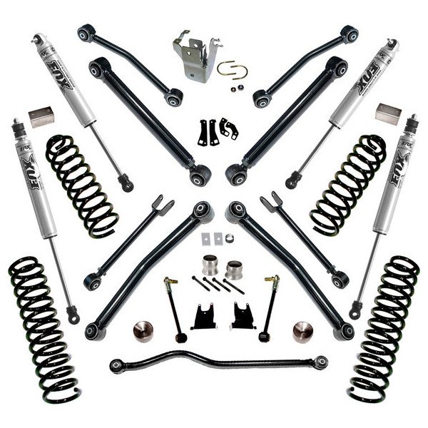 Superlift, 4" Lift Kit with Fox Shocks & Reflex Control Arms, for 07-18 Jeep Wrangler Unlimited JK 4 Door Superlift, 4" Lift Kit with Fox Shocks & Reflex Control Arms, for 07-18 Jeep Wrangler Unlimited JK 4 Door