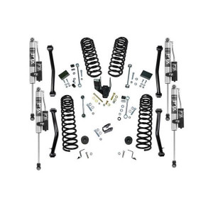 Superlift, 4" Dual Rate Coil Lift Kit with Fox 2.0 Reservoir Shocks, for 18-23 Jeep Wrangler JL Unlimited 4-Door