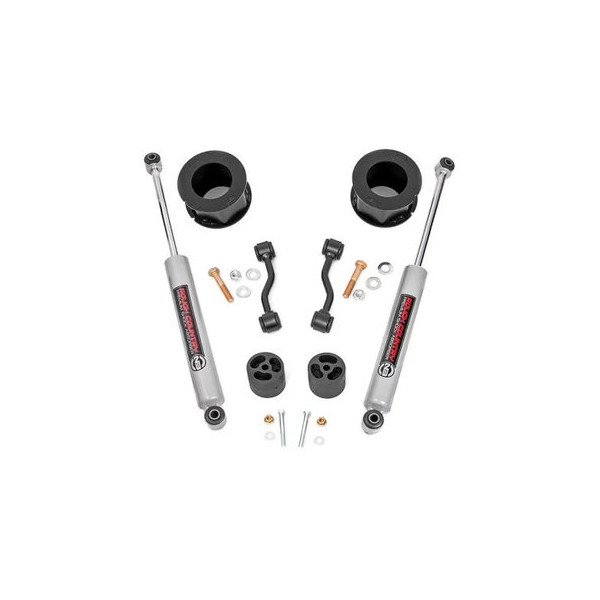 Rough Country, 2.5in Spacer Lift Kit, with N3 Shocks for 20-23 Jeep Gladiator JT Rough Country, 2.5in Spacer Lift Kit, with N3 Shocks for 20-23 Jeep Gladiator JT