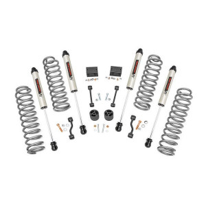 Rough Country, 2.5in Suspension Lift Kit, with V2 Monotube Shocks for 18-23 Jeep Wrangler JL Unlimited Rubicon Rough Country, 2.5in Suspension Lift Kit, with V2 Monotube Shocks for 18-23 Jeep Wrangler JL Unlimited Rubicon