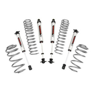 Rough Country, 2.5in Suspension Lift Kit, with V2 Monotube Shocks for 97-06 Jeep Wrangler TJ with 6 Cylinder Engine Rough Country, 2.5in Suspension Lift Kit, with V2 Monotube Shocks for 97-06 Jeep Wrangler TJ with 6 Cylinder Engine