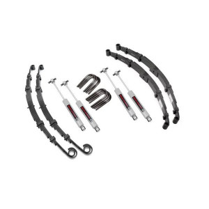 Rough Country, 2.5in Suspension Lift Kit, for 76-86 Jeep CJ