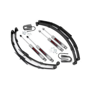 Rough Country, 2.5in Suspension Lift Kit, with N3 Shocks for 87-95 Jeep Wrangler YJ