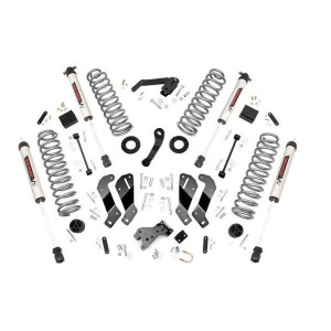 Rough Country, 3.5in Suspension Lift Kit with Control Arm Drop, with V2 Shocks 07-18 Jeep Wrangler Unlimited JK Rough Country, 3.5in Suspension Lift Kit with Control Arm Drop, with V2 Shocks 07-18 Jeep Wrangler Unlimited JK