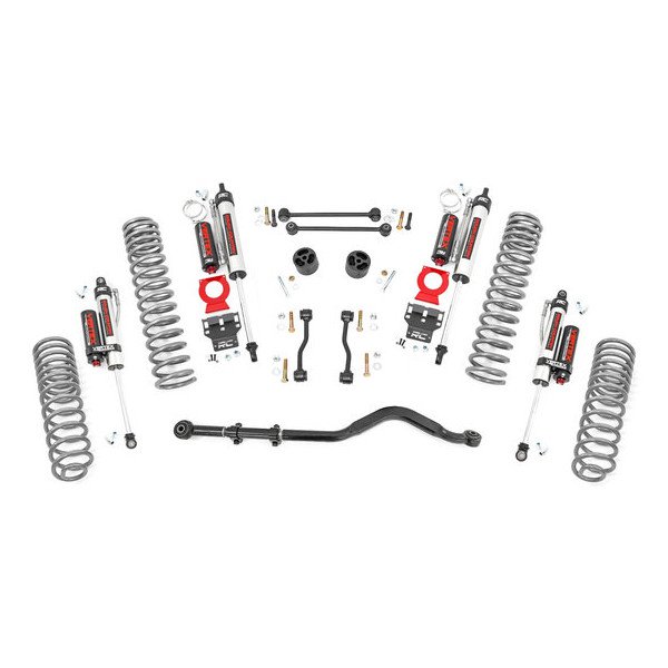 Rough Country, 3.5in Suspension Lift Kit, with Vertex Reservoir Shocks for 20-23 Jeep Gladiator JT Rough Country, 3.5in Suspension Lift Kit, with Vertex Reservoir Shocks for 20-23 Jeep Gladiator JT