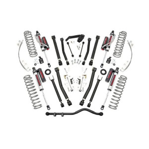 Rough Country, 4in X-Series Suspension Lift Kit, with Vertex Reservoir Shocks for 07-18 Jeep Wrangler JK Rough Country, 4in X-Series Suspension Lift Kit, with Vertex Reservoir Shocks for 07-18 Jeep Wrangler JK
