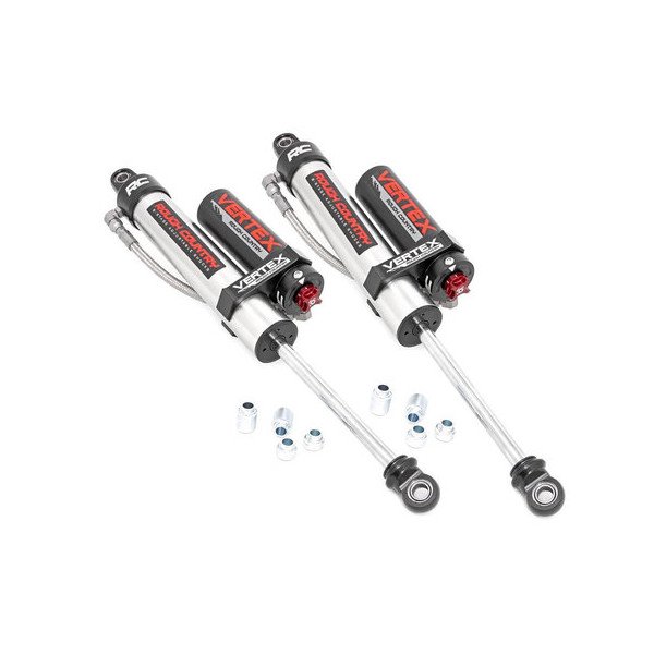 Rough Country, Rear Adjustable Vertex Shocks, for 18-23 Jeep Wrangler JL with 2-3in Lift
