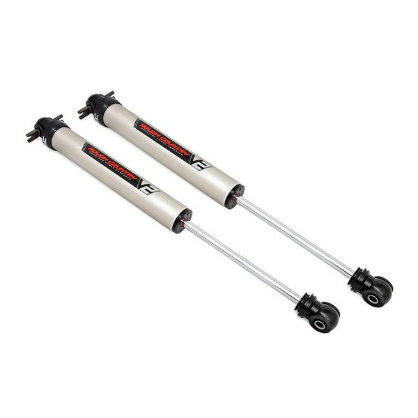 Rough Country, V2 Rear Shock Pair, for 07-18 Jeep Wrangler JK with 0-3in Lift