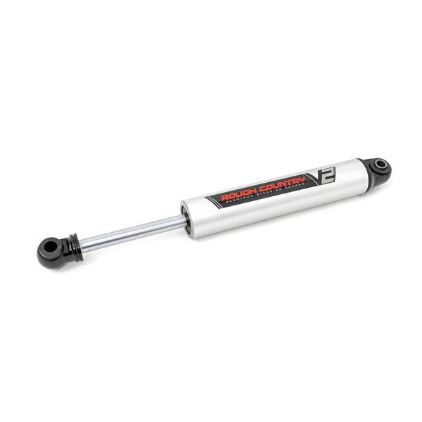 Rough Country, V2 Steering Stabilizer, for 18-23 Jeep Wrangler JL & Gladiator JT