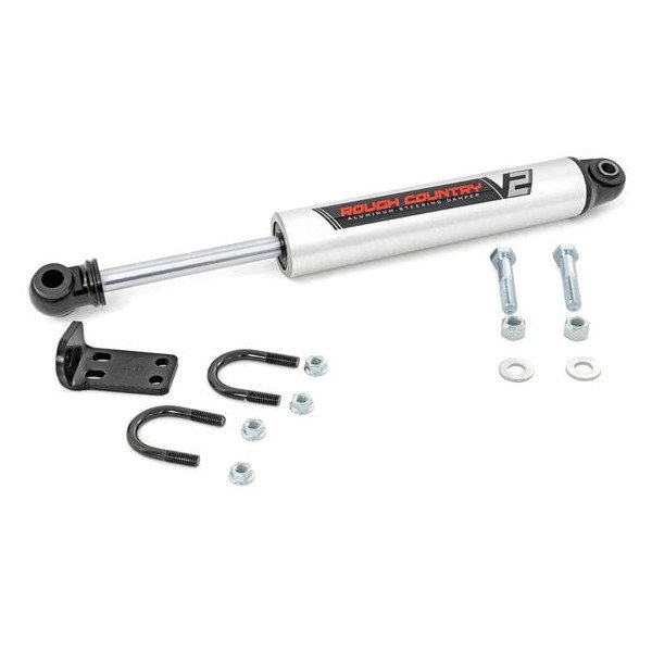 Rough Country, V2 Dual Stabilizer Conversion Kit, for 07-18 Jeep Wrangler JK Rough Country, V2 Dual Stabilizer Conversion Kit, for 07-18 Jeep Wrangler JK