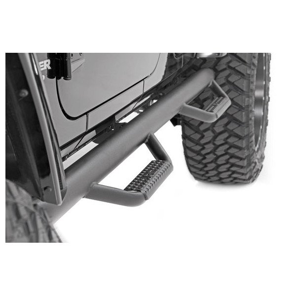 Rough Country, Wheel to Wheel Nerf Steps, for 07-18 Jeep Wrangler Unlimited JK Rough Country, Wheel to Wheel Nerf Steps, for 07-18 Jeep Wrangler Unlimited JK