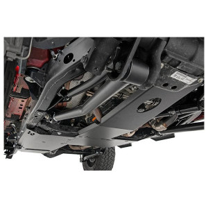 Rough Country, Skid Plate System, with Engine & Transfer Case Skid Plates for 18-20 Jeep Wrangler Unlimited JL 4-Door