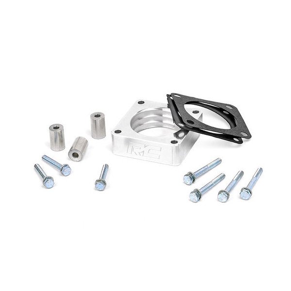 Rough Country, Throttle Body Spacer, for 84-06 Jeep Wrangler YJ, TJ, Cherokee XJ, & Comanche MJ Rough Country, Throttle Body Spacer, for 84-06 Jeep Wrangler YJ, TJ, Cherokee XJ, & Comanche MJ