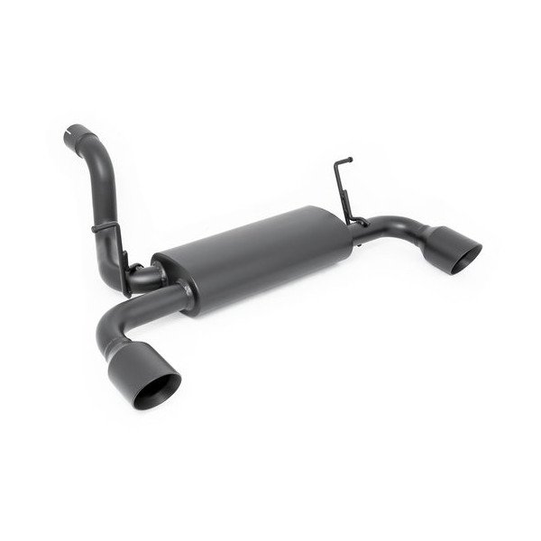 Rough Country, Dual Outlet Performance Axle Back, for 18-23 Jeep Wrangler JL