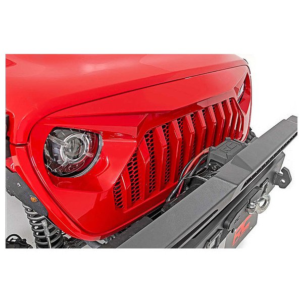 Rough Country, Angry Eyes Replacement Grille, for 18-23 Jeep Wrangler JL & 20-23 Gladiator JT Rough Country, Angry Eyes Replacement Grille, for 18-23 Jeep Wrangler JL & 20-23 Gladiator JT