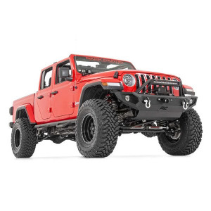 Rough Country, Quad LED Light Pod Kit, with Black Series Lights with Amber DRL for 18-23 Jeep Wrangler JL & Gladiator JT Rough Country, Quad LED Light Pod Kit, with Black Series Lights with Amber DRL for 18-23 Jeep Wrangler JL & Gladiator JT
