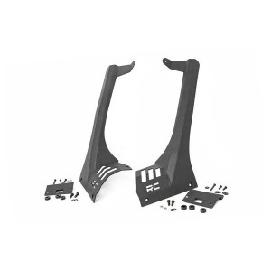 Rough Country, 50 Inch LED Light Bar Upper Windshield Kit, Mounting Brackets Only - No Light Bar