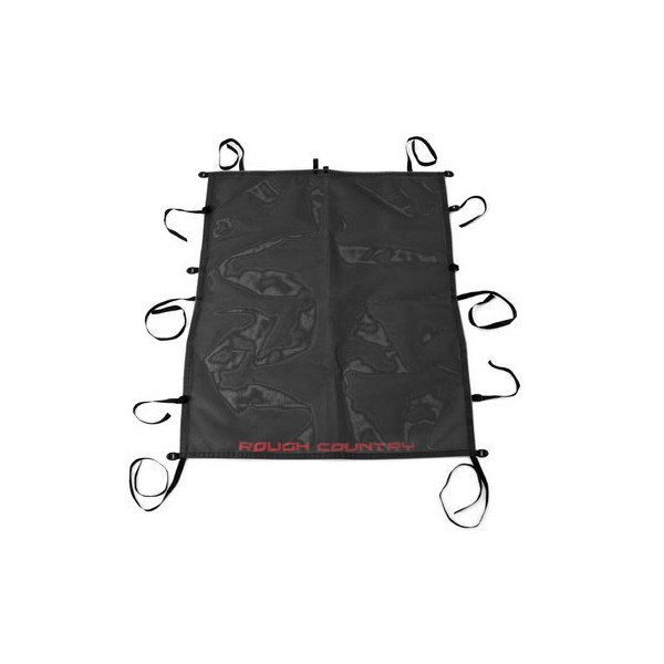 Rough Country, Mesh Bimini Top Plus, in Black for 92-06 Jeep Wrangler YJ & TJ