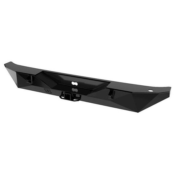 PRO Series Rear Bumper, Rear Bumper with Integrated Hitch & without Backup Light Provisions
