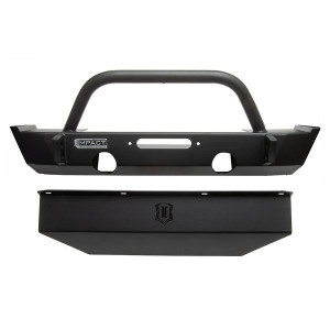 ICON Vehicle Dynamics, Impact Front Bumper, for 18-23 Jeep Wrangler JL & Gladiator JT