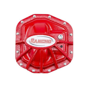 Rancho, RockGEAR&trade; Rear Dana 44 Differential Cover, for 18-23 Jeep Wrangler JL & Gladiator JT
