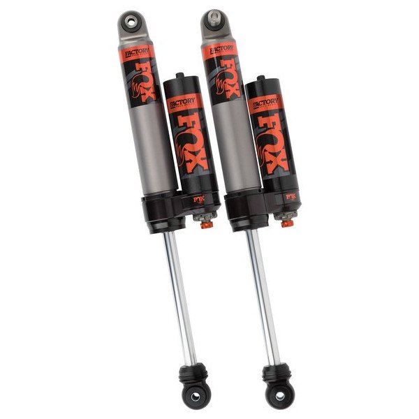 Fox Racing Shox, Performance Elite Series 2.5 Reservoir Rear Adjustable Shocks, for 18-23 Jeep Wrangler JL with 2-3in Lift Fox Racing Shox, Performance Elite Series 2.5 Reservoir Rear Adjustable Shocks, for 18-23 Jeep Wrangler JL with 2-3in Lift