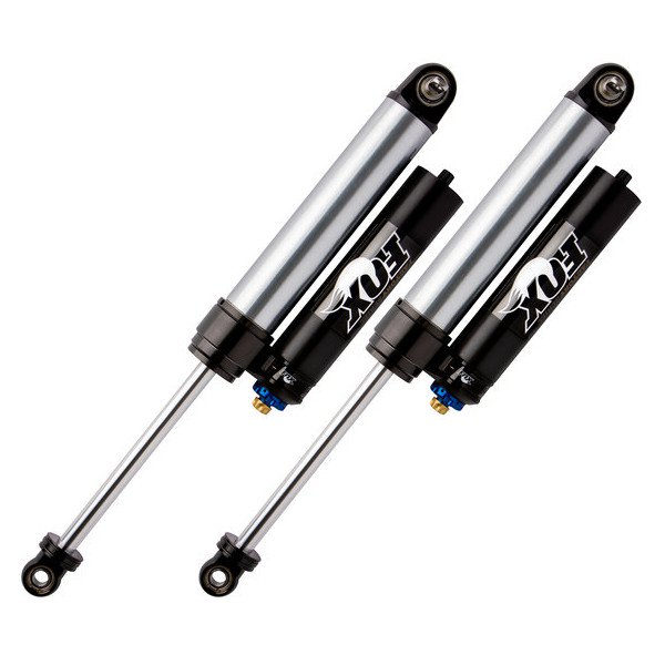 Fox Racing Shox, Rear 2.5 Factory Series Internal Bypass Piggyback Reservoir Shock Set with Dual Speed Compression Adjustment, for 07-18 Jeep Wrangler JK Fox Racing Shox, Rear 2.5 Factory Series Internal Bypass Piggyback Reservoir Shock Set with Dual Speed Compression Adjustment, for 07-18 Jeep Wrangler JK