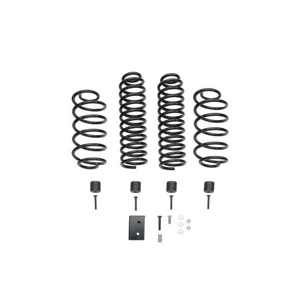 Quadratec, Maximum Duty 2.5" Coil Spring Suspension Lift Kit, without Shocks for 97-06 Jeep Wrangler TJ Quadratec, Maximum Duty 2.5" Coil Spring Suspension Lift Kit, without Shocks for 97-06 Jeep Wrangler TJ