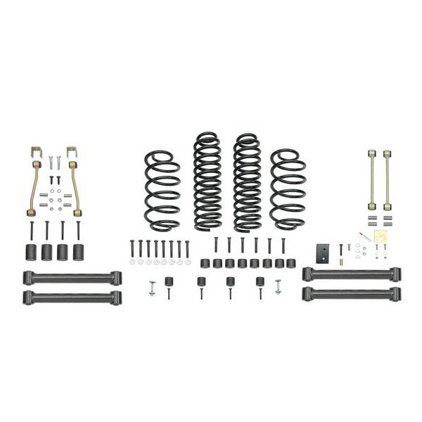 Quadratec, Maximum Duty 3.5" Coil Spring Suspension Lift Kit, without Shocks for 97-06 Jeep Wrangler TJ Quadratec, Maximum Duty 3.5" Coil Spring Suspension Lift Kit, without Shocks for 97-06 Jeep Wrangler TJ