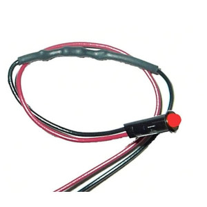 1/8" LED Dash Indicator Light Red