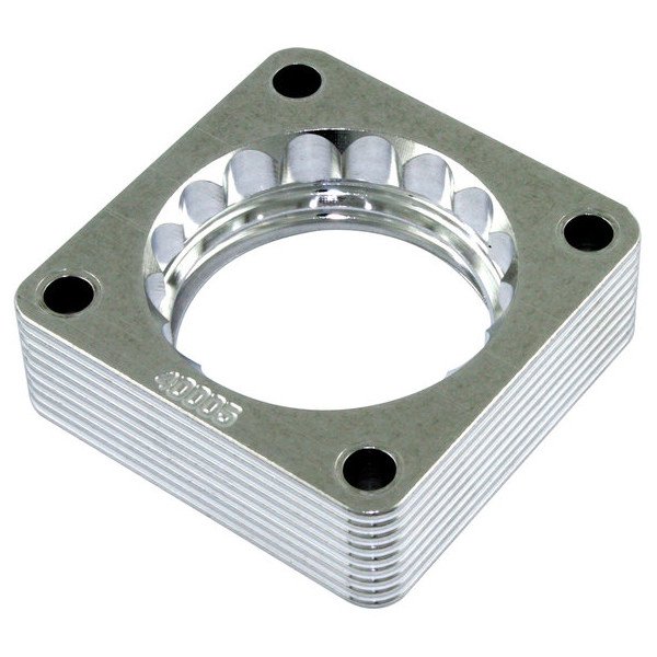 aFe Power, Silver Bullet Throttle Body Spacer, for 91-06 Jeep Wrangler YJ, TJ, TJ Unlimited, Cherokee XJ & Grand Cherokee WJ with 2.5/4.0L