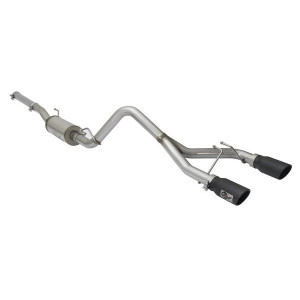 aFe Power, Rebel Series 2.5" Dual Center Exit Cat-Back, for 07-18 Jeep Wrangler JK