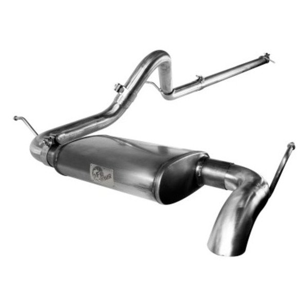 aFe Power, Mach Force XP Hi-Tuck 2.5" CAT Back Exhaust, for 07-11 Jeep Wrangler Unlimited JK 4 Door with 3.8L