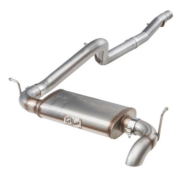 aFe Power, Mach Force XP Hi-Tuck 3" CAT Back Exhaust, for 12-18 Jeep Wrangler JK 2 Door with 3.6L