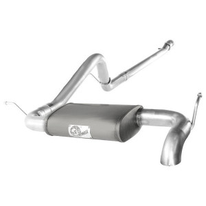 aFe Power, 2.5" Scorpion Aluminized Hi-Tuck Cat-Back Exhaust System, for 07-18 Jeep Wrangler JK 2 Door aFe Power, 2.5" Scorpion Aluminized Hi-Tuck Cat-Back Exhaust System, for 07-18 Jeep Wrangler JK 2 Door