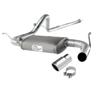 aFe Power, 2.5" Scorpion Aluminized Cat-Back Exhaust System with Tip, for 07-18 Jeep Wrangler JK 2 Door aFe Power, 2.5" Scorpion Aluminized Cat-Back Exhaust System with Tip, for 07-18 Jeep Wrangler JK 2 Door