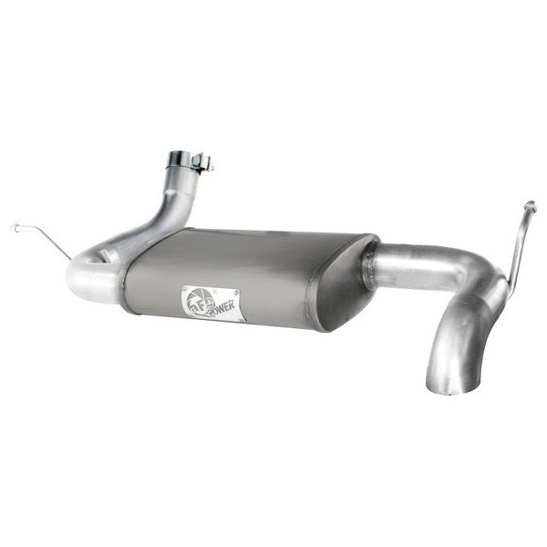 aFe Power, 2.5" Scorpion Aluminized Hi-Tuck Axle-Back Exhaust System, for 07-18 Jeep Wrangler JK aFe Power - 17121-0124