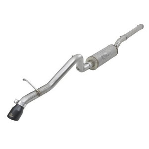 aFe Power, Mach Force XP Hi-Tuck 2.5" Cat-Back Exhaust System, with Black Tip for 07-18 Wrangler JK 2 Door & 4 Door Models aFe Power, Mach Force XP Hi-Tuck 2.5" Cat-Back Exhaust System, with Black Tip for 07-18 Wrangler JK 2 Door & 4 Door Models