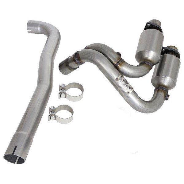 aFe Power, Direct Fit Front Catalytic Converter, for 04-06 Jeep Wrangler TJ & Unlimited with 4.0L aFe Power - 17121-1000