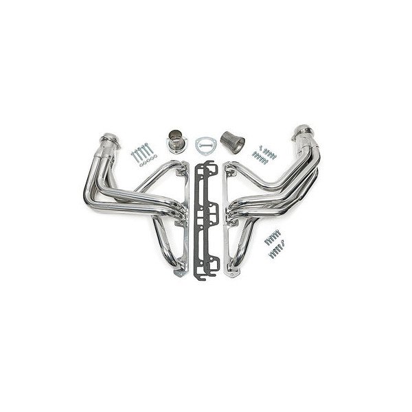 Hedman Hedders, Header with High Temp Coating, for 72-86 Jeep CJ-5, CJ-7 & CJ-8 with AMC V-8 Engine with Manual Transmission (Under Chassis Exit)