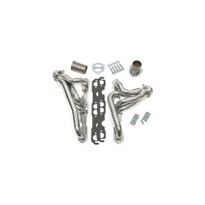 Hedman Hedders, Header with High Temp Coating, for 76-86 Jeep CJ-5, CJ-7 & CJ-8 with Small Block Chevy Engine (Under Chassis Exit)