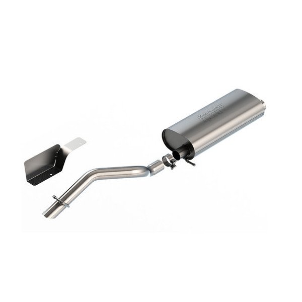 Borla, S-Type T-304 Stainless Steel Catback Exhaust System, for 18-23 Jeep Wrangler JL 2-Door with 3.6L Borla - 17603-0053