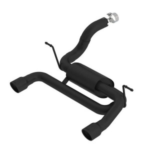 Borla, S-Type 2.5" Axle Back Exhaust, Black Stainless Steel, for 18-23 Jeep Wrangler JL with 2.0L engine Borla, S-Type 2.5" Axle Back Exhaust, Black Stainless Steel, for 18-23 Jeep Wrangler JL with 2.0L engine